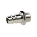 RIEGLER 107307-243.51-N nippel voor koppelingen NW 7,2 - NW 7,8, messing vern, G 3/8 AG, 1 stuk