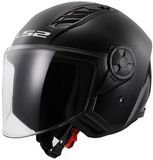 LS2 OF616 Airflow II Solid Gloss Black 06 Jethelm - Helm