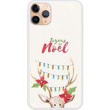 Rendier Siliconen Hoesje compatibel met Apple iPhone 11 Pro