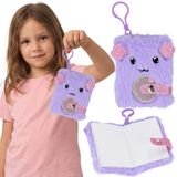 sarcia.eu Axolotl, pluche sleutelhanger, MINI notitieboekje met gladde bladzijden, notitieboekje – 2in1 hanger