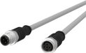 METZ CONNECT 142MIA12050 - 5 m - M12 - M12 - Male/Female - Grey