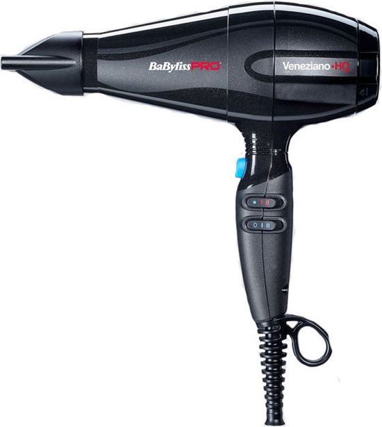 BaByliss Pro Ionic Veneziano HQ 2200W Hair Dryer - Black