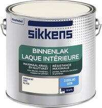 Sikkens Binnenlak - Zijdeglans - RAL 9010 - 2.5L