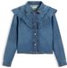 Tommy Hilfiger Chemise à manches longues en coton bleu pour femme M