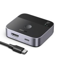UGREEN HDMI Switch USB C 4K 60Hz 2 ingangen 1 uitgang schakelaar HDMI 2.1
