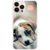 iPhone 13 Pro Max Chiot rêveur bedrukt siliconen hoesje