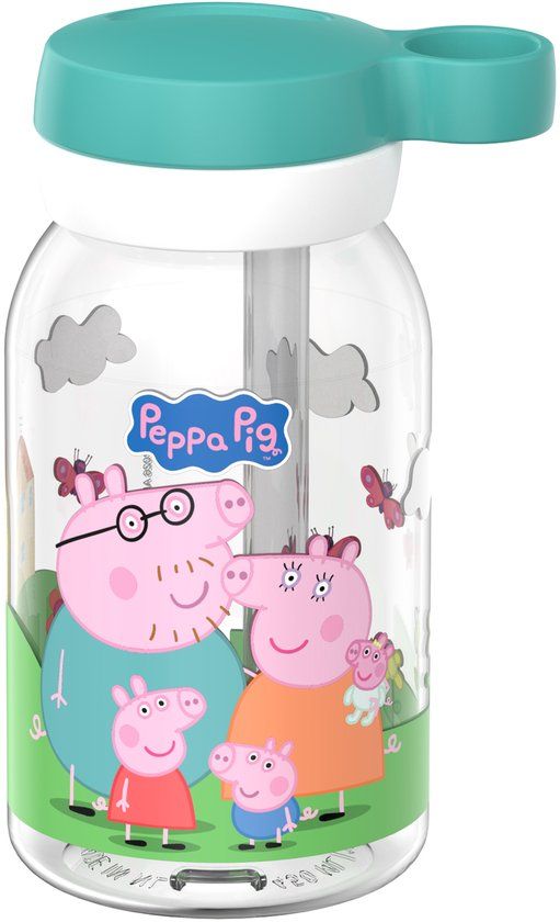 Mepal Campus Drinkfles met Rietje - 450 ml - Peppa Pig