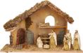 Kaemingk B.V. Crèche complète avec 8x pièces de crèche - 50 x 23 x 31 cm - bois/polyrésine