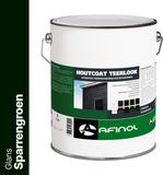 Afinol Houtcoat Teerlook Glans Sparrengroen 5 liter
