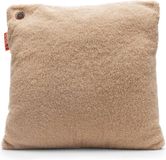 Bodi-Tek Cozy warmtekussen - Duurzaam & Draadloos - Infrarood | 45x45 cm - Licht bruin - Woolly - incl grote batterij