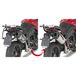 Givi PLR6404 Rapid zijkofferdrager stalen buis afneembaar, zwart, 40