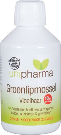Unipharma Groenlipmossel Vloeibaar 200ML