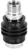 Best Divers Switch On/off Tankadapter Zwart,Zilver