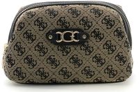 GUESS Toilettas Samantha Toiletry Beauty Black Logo zwart