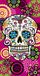 Miracle Home Microvezel Strandlaken Calabera Mexican 95 X 175 Cm Fucsia