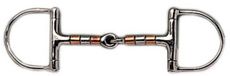 Sefton HISPANO HIPICA SA Sefton Trensbit Met Koperen D-ring Zilver 12.5 cm