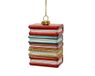 Decoris Kerst ornament boek 7.9cm multi