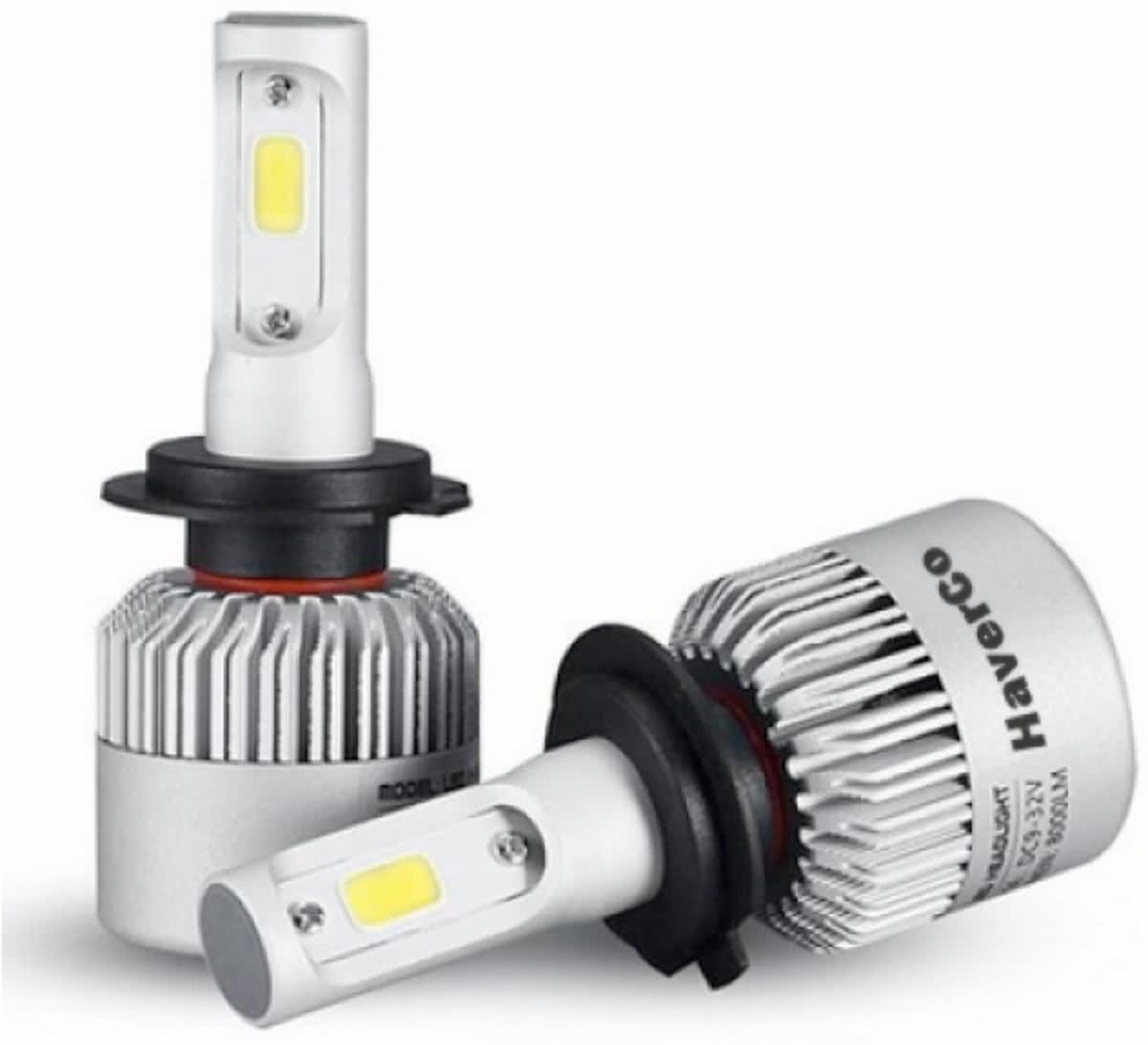 HaverCo LED koplampen set / H7 fitting / Waterproof / 36W 4000 lumen per lamp 8000 totaal