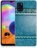 B2Ctelecom Samsung Galaxy A31 Silicone Back Cover Jeans