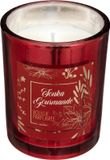 Atmosphera Créateur d'intérieur Geurkaars in glas, 210 g, Ø 8 cm, Zoet, Koffie en tonka