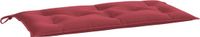 vidaXL Tuinbankkussen 110x50x7 cm oxford stof wijnrood