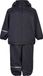 CELAVI - Regenpak met voering voor kinderen - Gerecycled - Dark Navy - maat 90 (86-98cm)