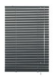 GARDINIA Aluminium jaloezie, privacybescherming en zonwering, wand- en plafondmontage, inclusief alle montage-onderdelen, aluminium jaloezieën, leisteen, 100 x 175 cm (BxH)