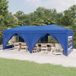 Maison Exclusive - Tente de réception pliable avec parois latérales, bleu, 3x6 mètres