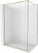 Mexen Kioto-F paroi de douche Walk-in avec cadre 70 x 202 cm, verre dépoli 8 mm, or