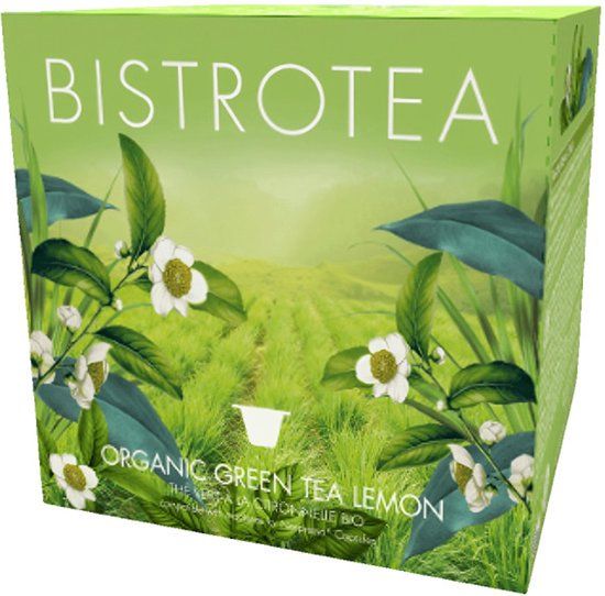 Bistro Tea Biologische theecapsules voor Nespresso® machines Green Tea Lemon, 50 st.