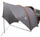 Syfax Tailgate Luifel Waterdicht Grijs en Oranje 405 x 280 x 220 cm