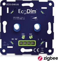 RexTech Ecodim Dubbele Draaidimmer Zigbee - Inbouw - 2x 0-100W - Fase afsnijding - Blauw