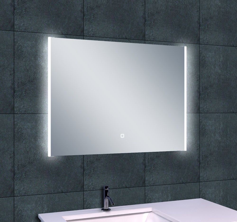 Wiesbaden Badkamerspiegel Duo LED - 80x60 cm - Aluminium