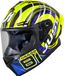 Just1 J-GPR Torres replica helm, carbonlook, geel/blauw, maat S (55/56)