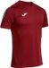 Joma Olimpiada T-shirt Korte Mouw Heren S Burgundy Gestreept Polyester
