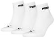 Puma Quartersokken Cushioned New Generation - 3 paar quarter sokken - Wit - Maat 39/42