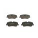 Bosch BP2309 plaquettes de frein essieu arrière Certification ECE-R90, 1 jeu de 4 plaquettes