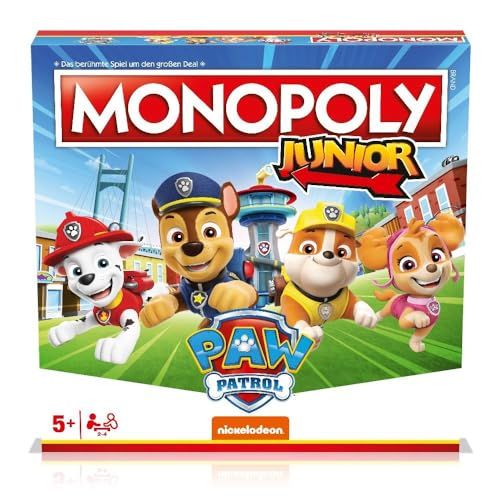 Monopoly Winning Moves Monopoly Junior Paw Patrol