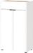 Germania Ladekast 4499-242 GW-Forano, in Navarra-eiken-Nb./wit, met deur- en ladedemping, 60 x 98 x 34 cm (BxHxD)