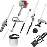 IKRA Multitool IBKH 33-1 4-in-1 benzine-bosmaaier, trimmer, takkenschaar en heggenschaar
