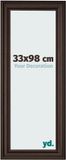 yd. Fotolijst 33x98 cm Eiken Donker MDF Lazio