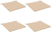 vidaXL - Zitkussens - SOEST - 4 stuks - Crèmekleurig