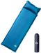 vidaXL Kampeermatras met kussen zelfopblazend 1-persoons turquoise
