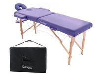 QUIRUMED Easy 194 x 70 cm, inklapbaar, van hout, massage, violet