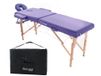 QUIRUMED Easy 194 x 70 cm, inklapbaar, van hout, massage, violet