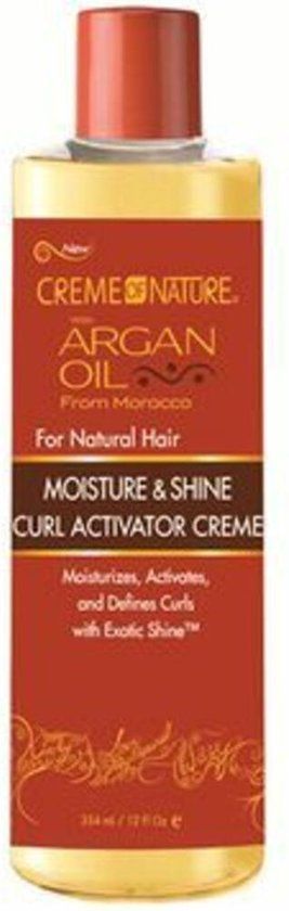 Creme of Nature Argan Oil For Natural Hair Moisture & Shine Curl Activator Creme 354ml