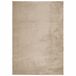 VidaXL Tapis HUARTE à poils courts doux lavable 140x200cm couleur sable