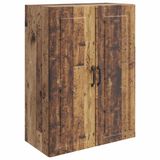 vidaXL Wandkast 66 x 34,5 x 90 cm Bewerkt hout Oud hout