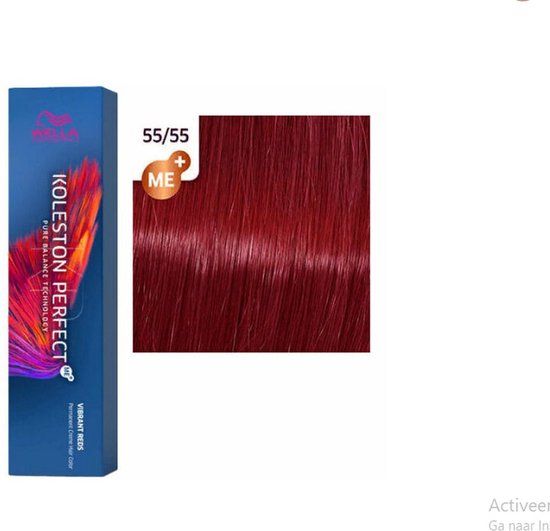 Wella Professionals Koleston Perfect Me+ Vibrant Reds 55/55 Light Brown Intense Mahogany 60 ml