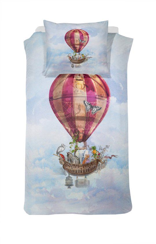 Damai Dekbedovertrekset satijn 140 x 220 cm bel air blue